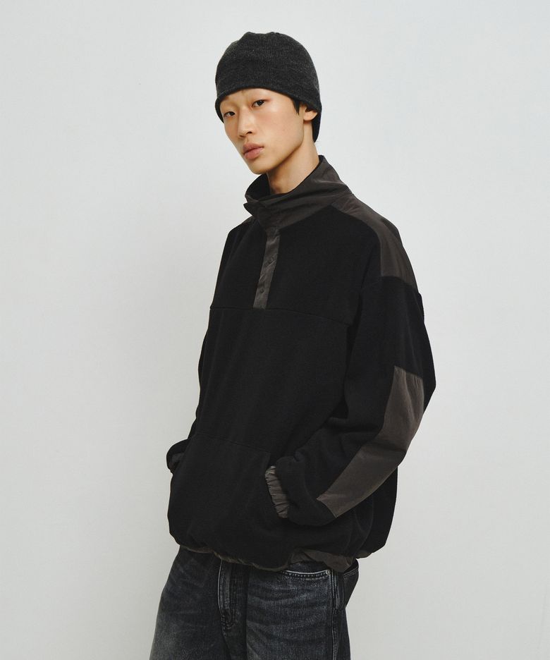 Drift Fleece Pullover (Black)