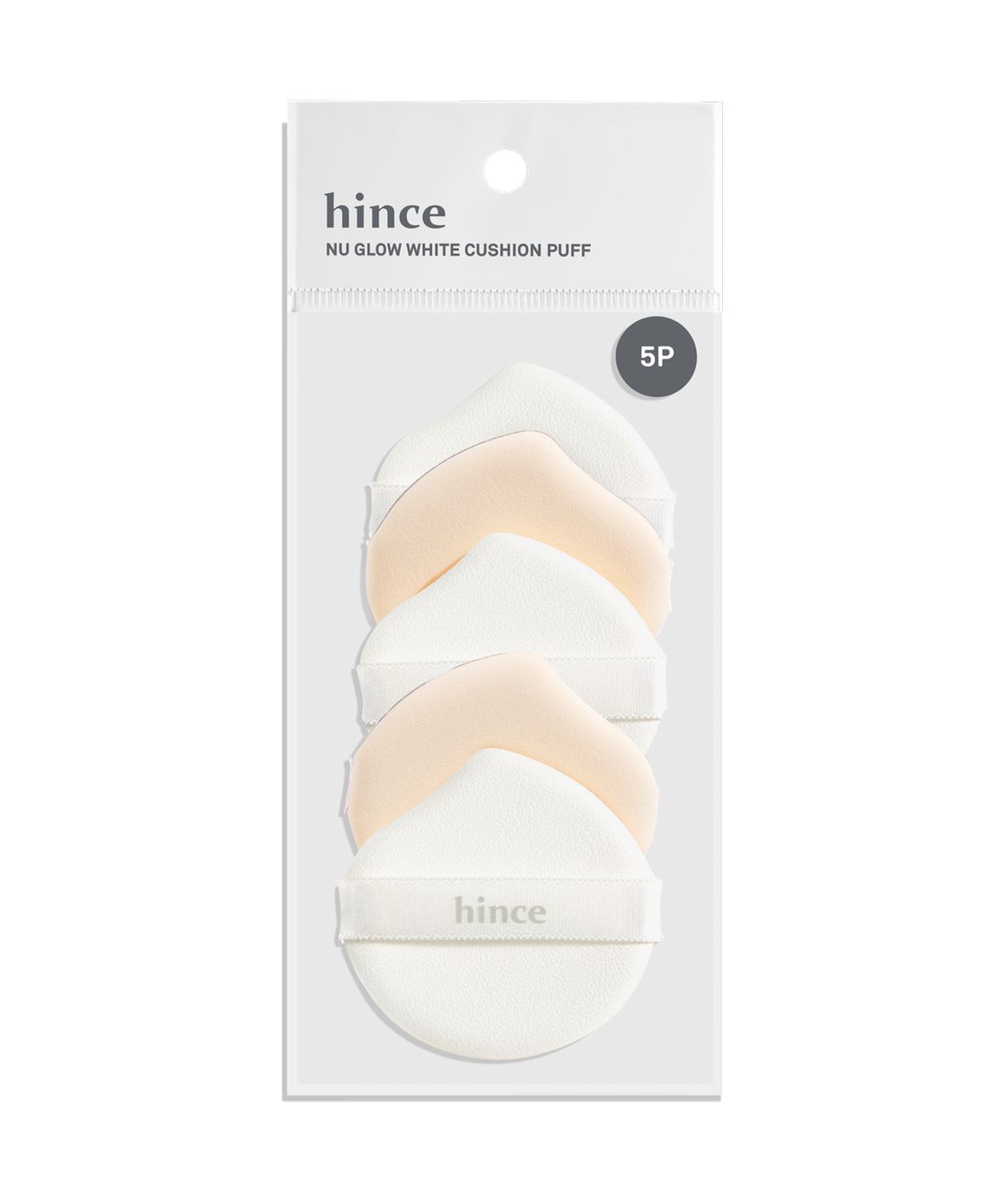 힌스(HINCE) 누 글로우 화이트 쿠션 퍼프 (5개입)