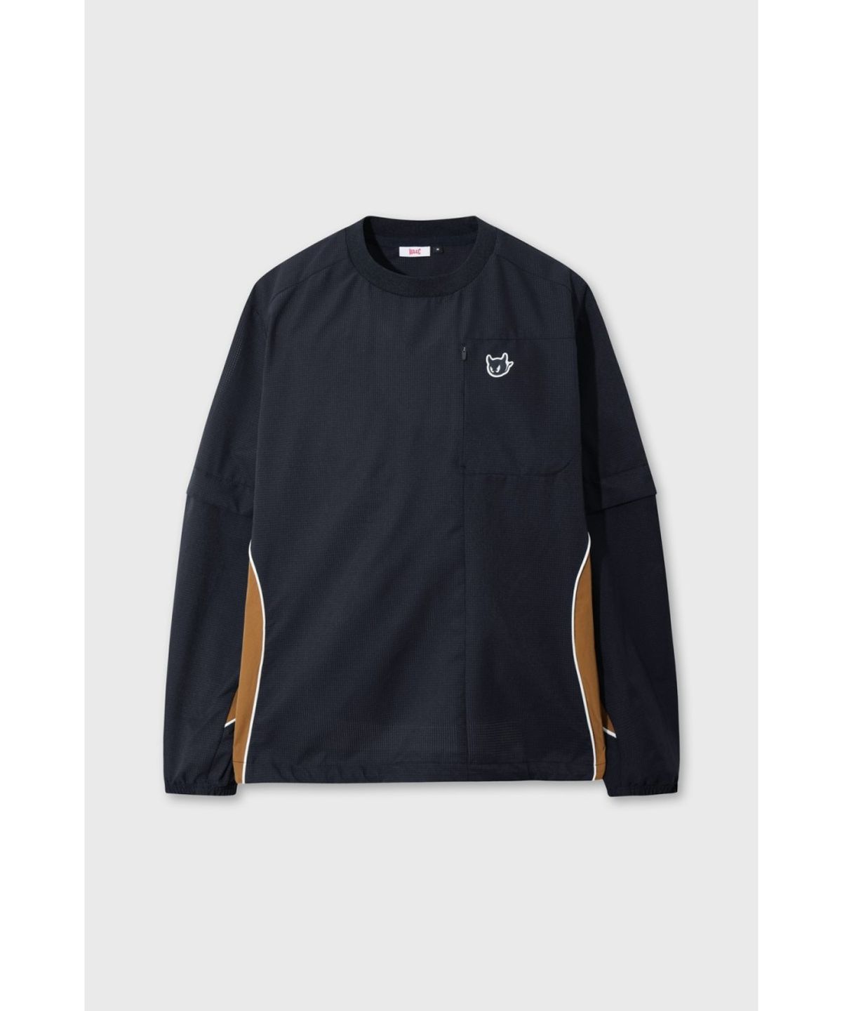 왁(WAAC) Men Sleeves Detachable Pull Over WMUAA26601NYX