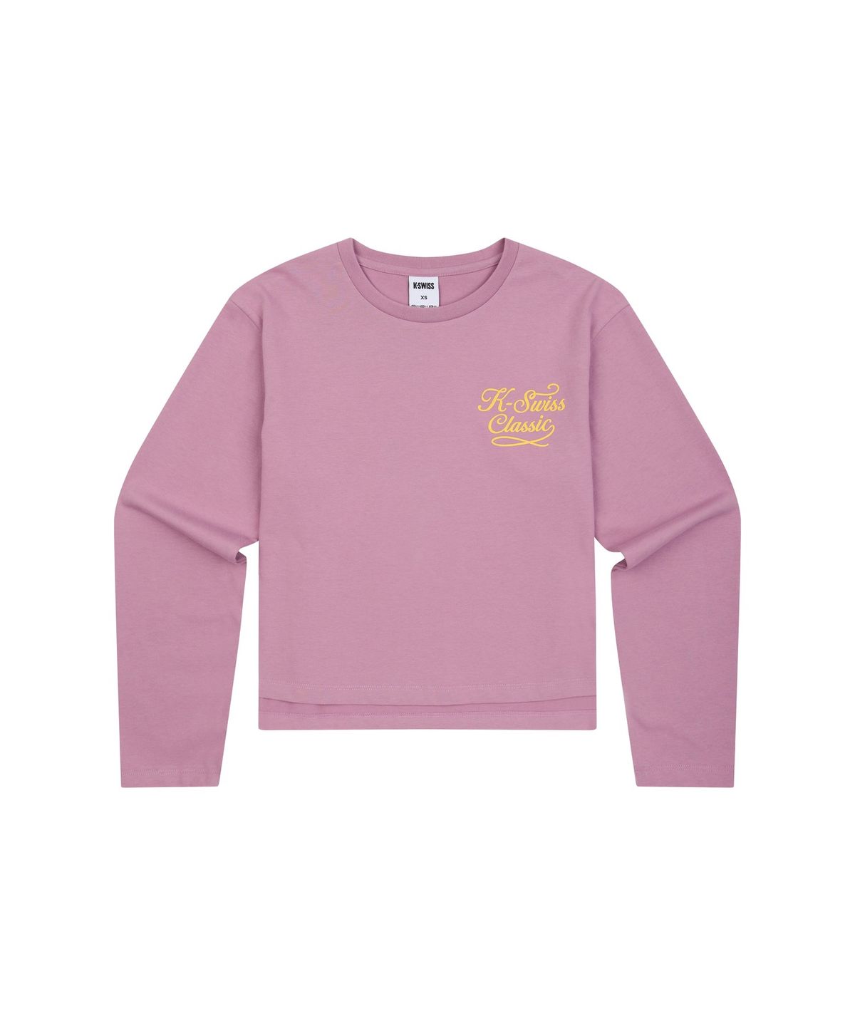 케이스위스(K-SWISS) 여성 크롭 긴팔 티_1KSTLFV503LI