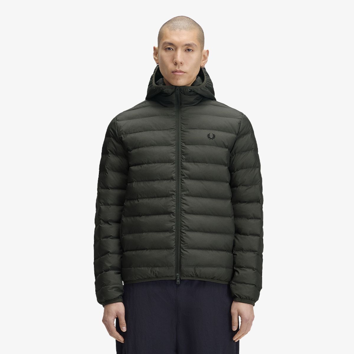 프레드페리(FRED PERRY) [Sport] 후드 인슐레이트 재킷 - 필드그린 AFPM2G38553-638
