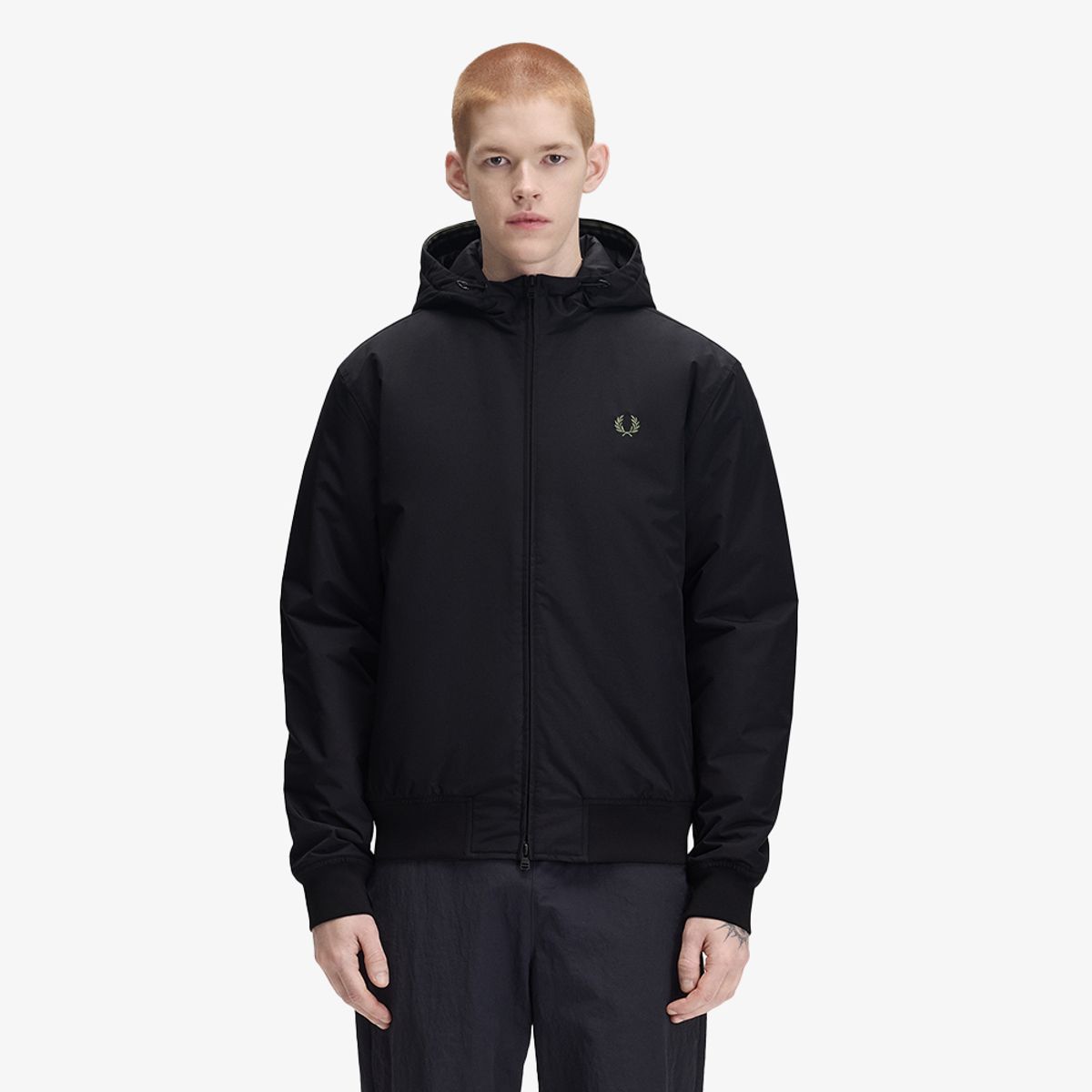 프레드페리(FRED PERRY) [Sport] 후드 브렌댐 재킷 - 블랙 AFPM2G31304-184