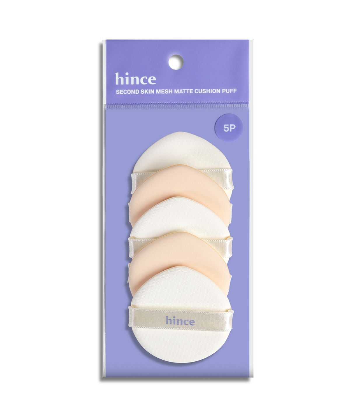 힌스(HINCE) 세컨 스킨 메쉬 매트 쿠션 퍼프 (5개입)