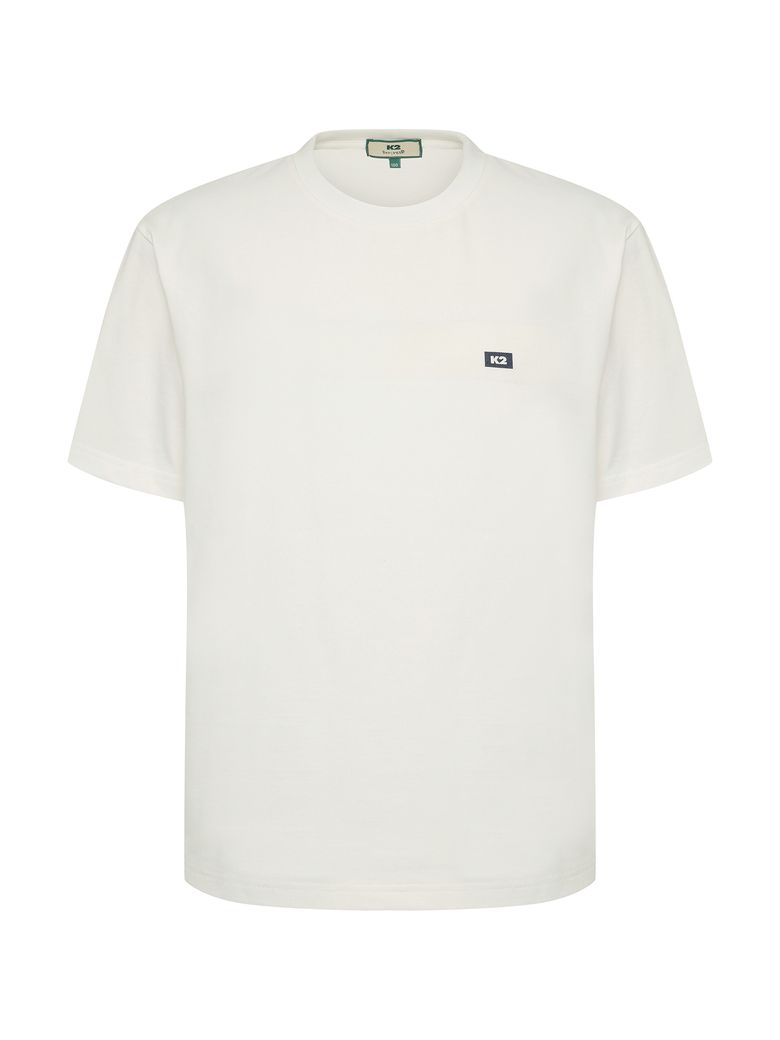 FOR:REST 반팔 그래픽 티셔츠 (공용)_Off White_KMU26245W3