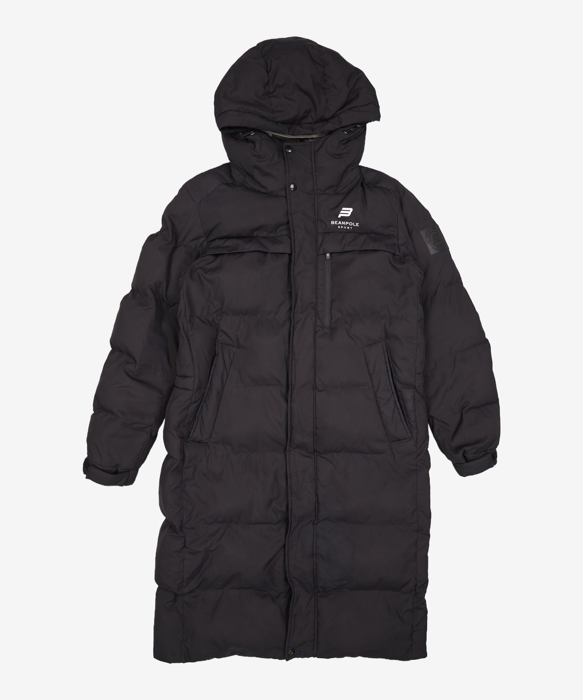 빈폴 스포츠(BEANPOLE SPORT) Unisex 블랙 SUPER 벤치 파카 롱패딩 100