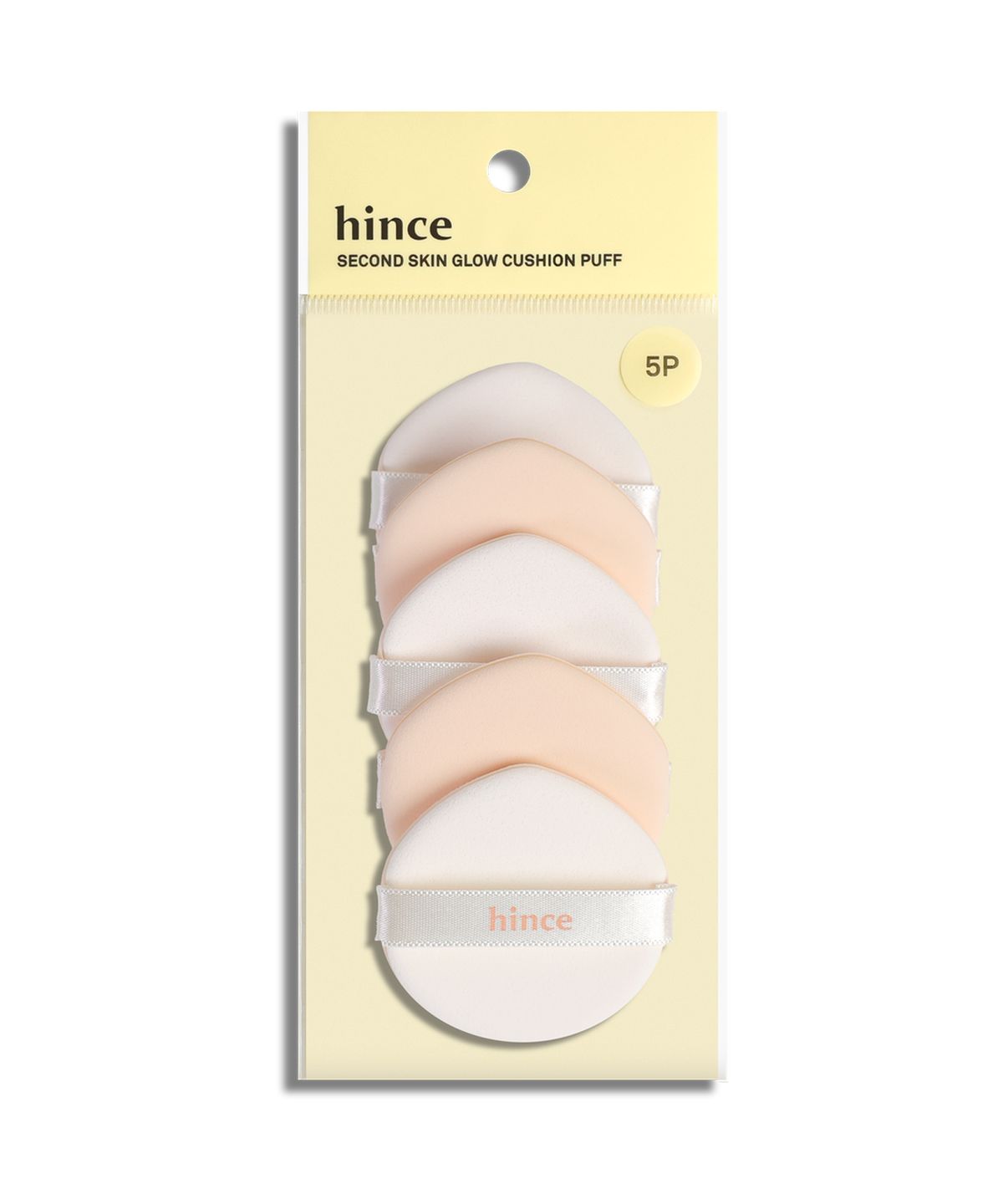 힌스(HINCE) 세컨 스킨 글로우 쿠션 퍼프 (5개입)