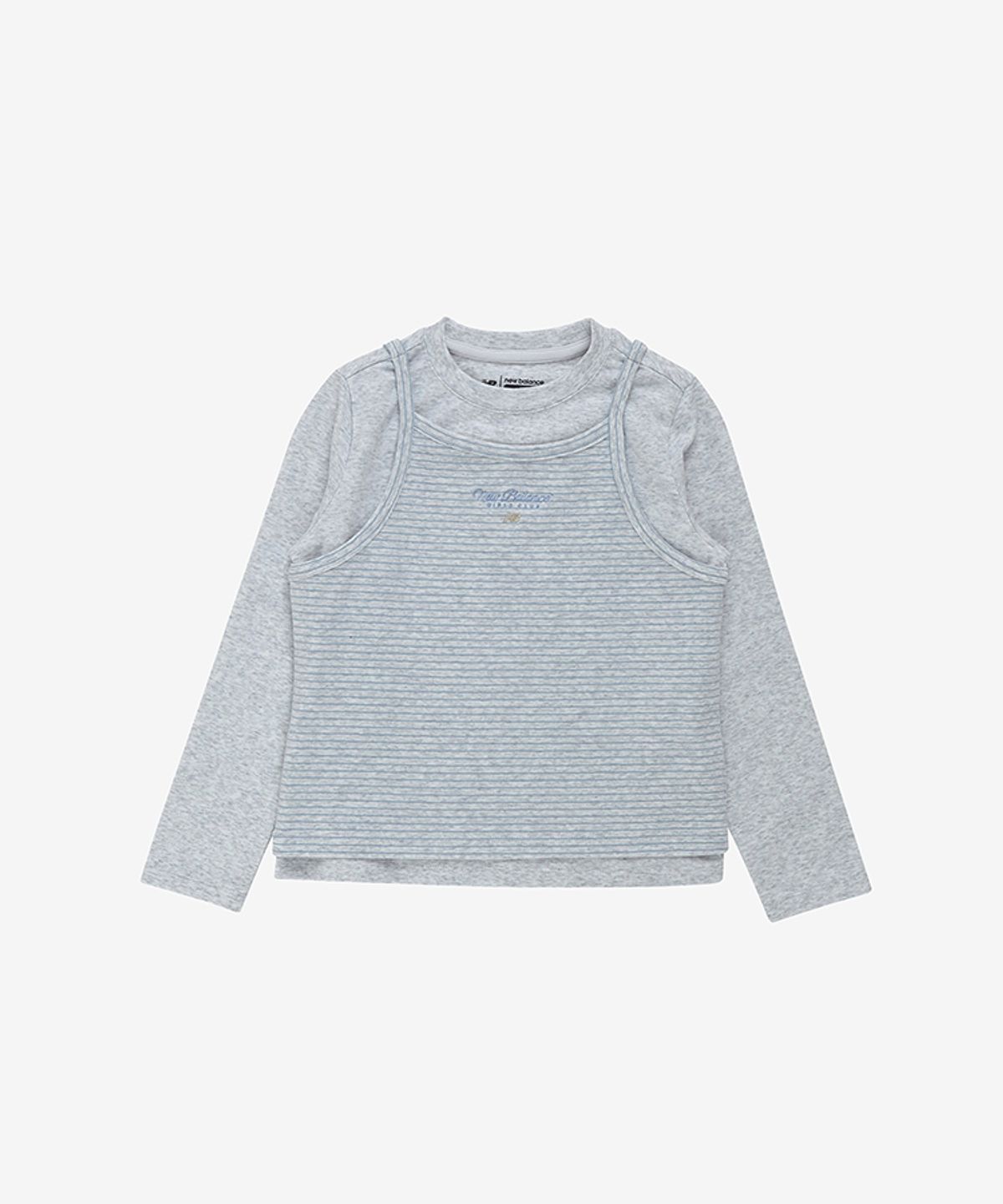 뉴발란스 키즈(NEWBALANCEKIDS) NBgC_골지 레이어드 티셔츠 NK9BG4901GAC