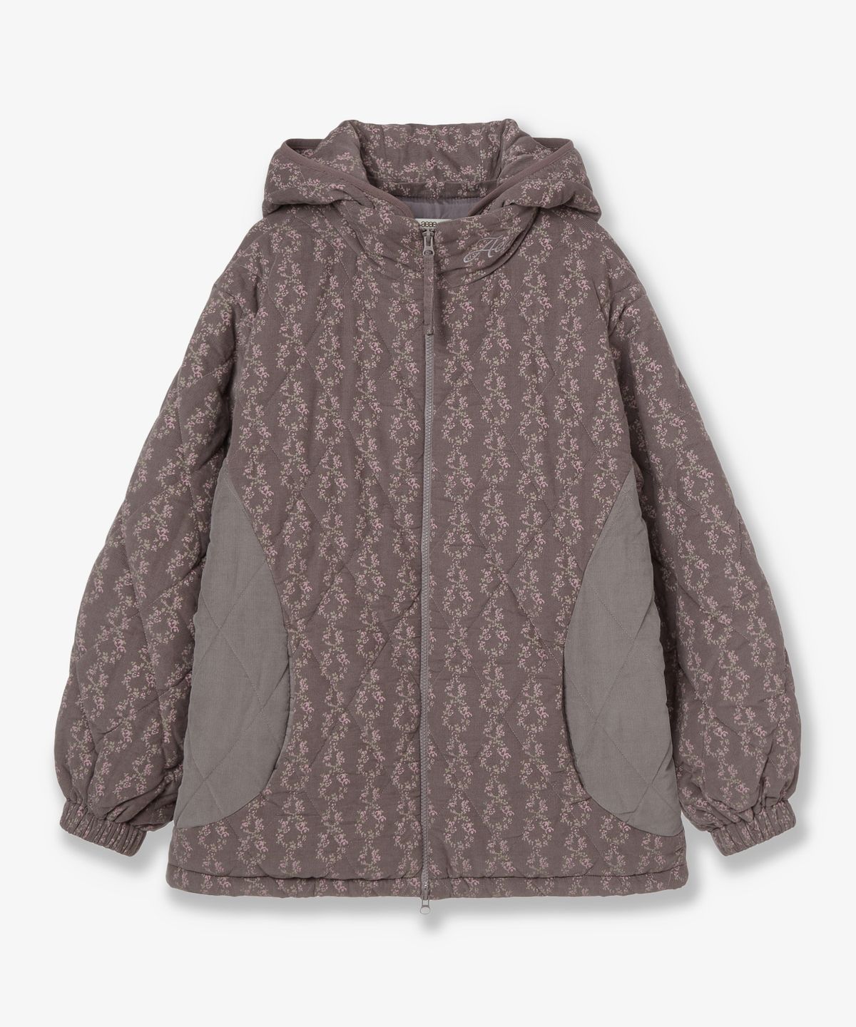 에이이에이이(AEAE) FLOWER QUILTED JACKET [PURPLE]
