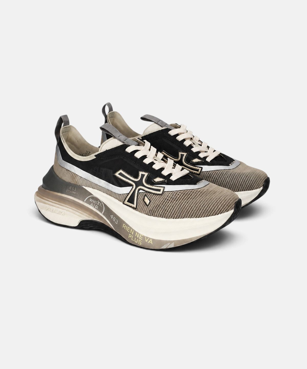 프리미아타(PREMIATA) [26FW][HILL] 블랙 여성 힐 스니커즈