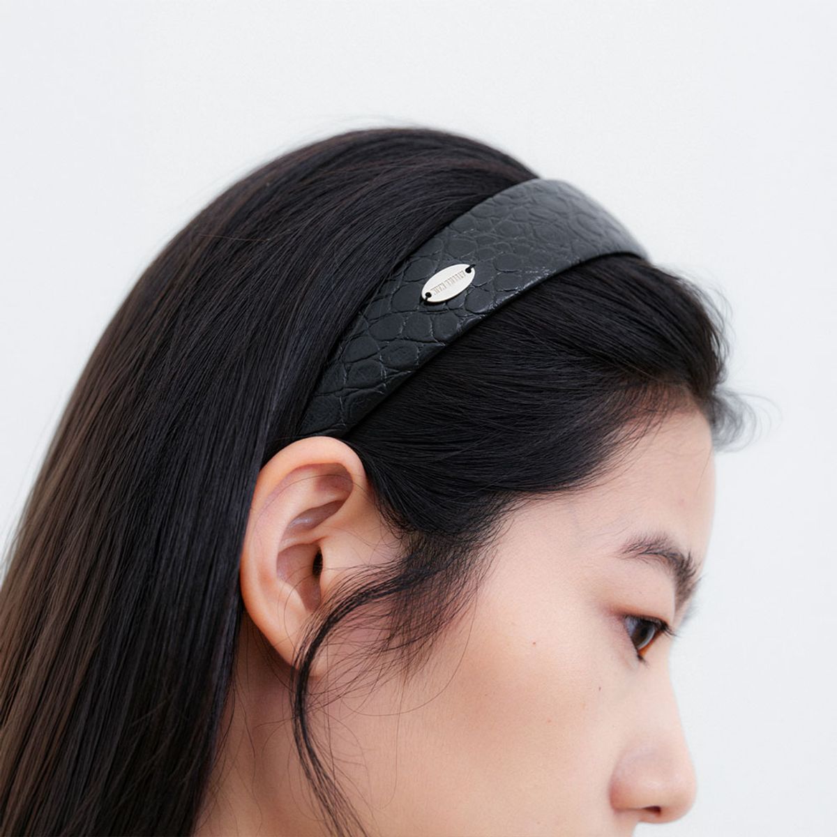 아틀리에 나인(ATELIER NAIN) (HC-0058)CROCO HAIR BAND