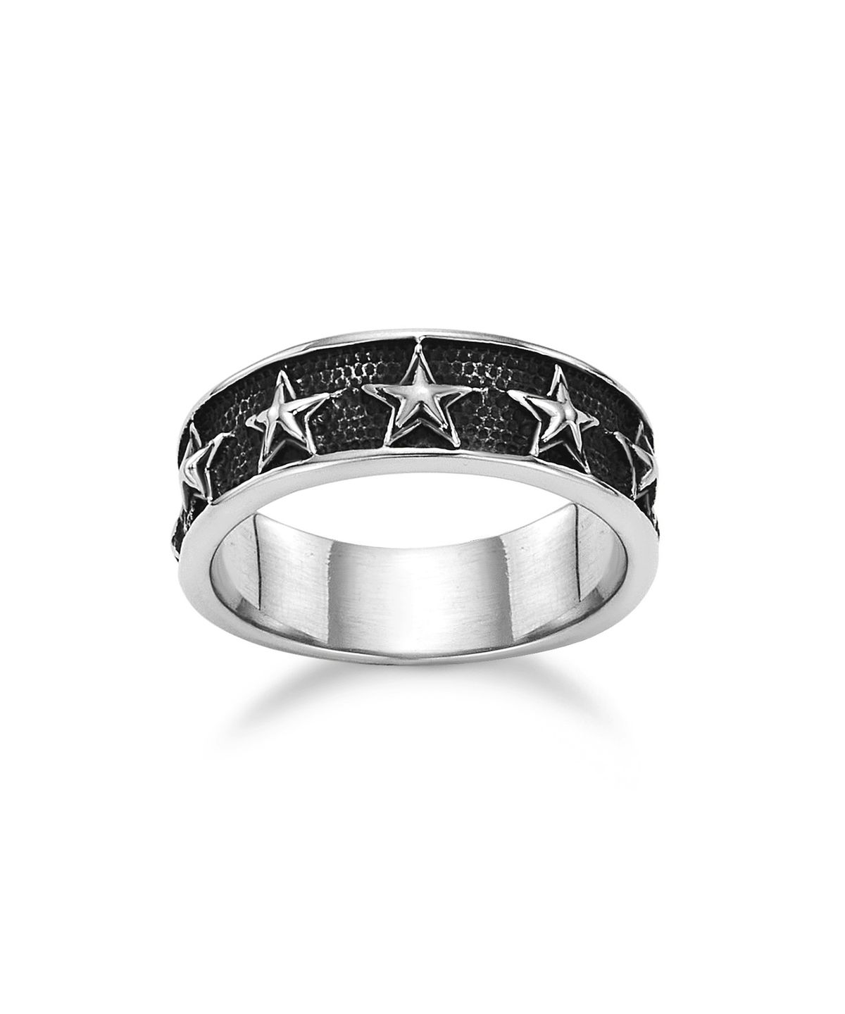스칼렛또블랙(SCALETTOBLACK) [무신사단독] EB013 Star Pattern Oxide Ring