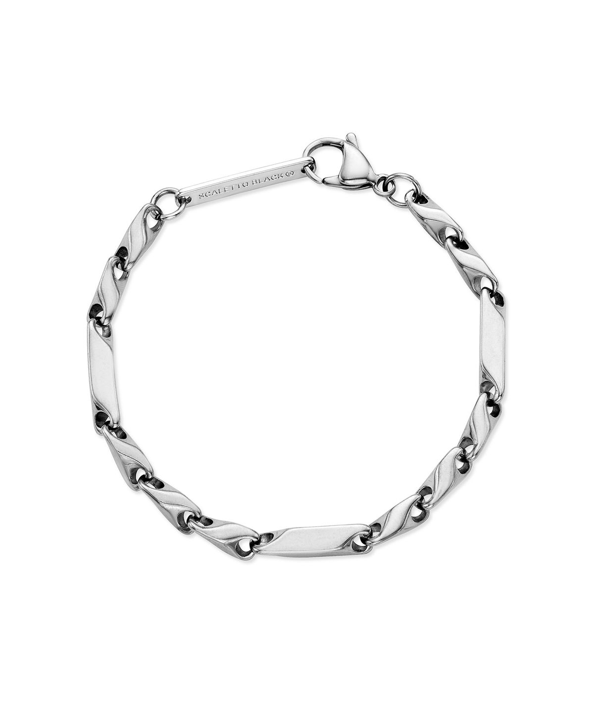스칼렛또블랙(SCALETTOBLACK) EB019 Square Link Bracelet