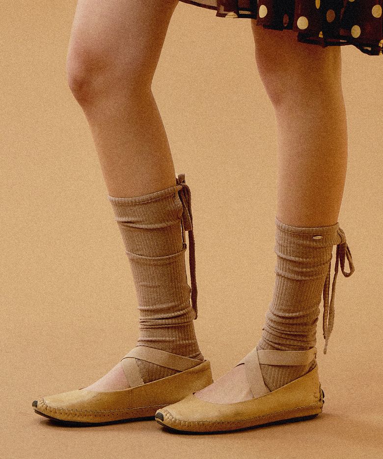 HPP019 Ballet Leg warmer(Brown)