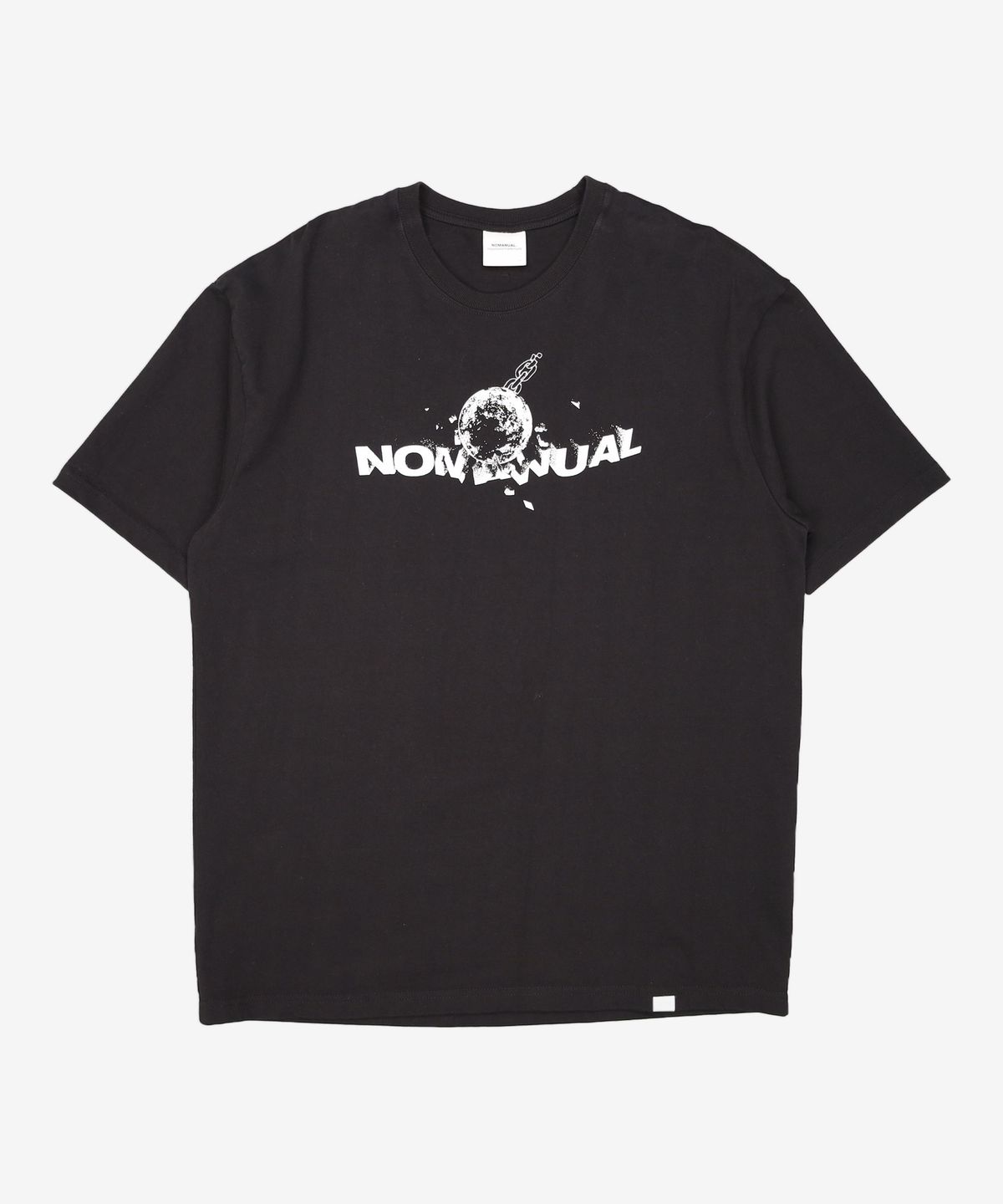 노매뉴얼(NOMANUAL) DEMOLITION T-SHIRT - BLACK XL