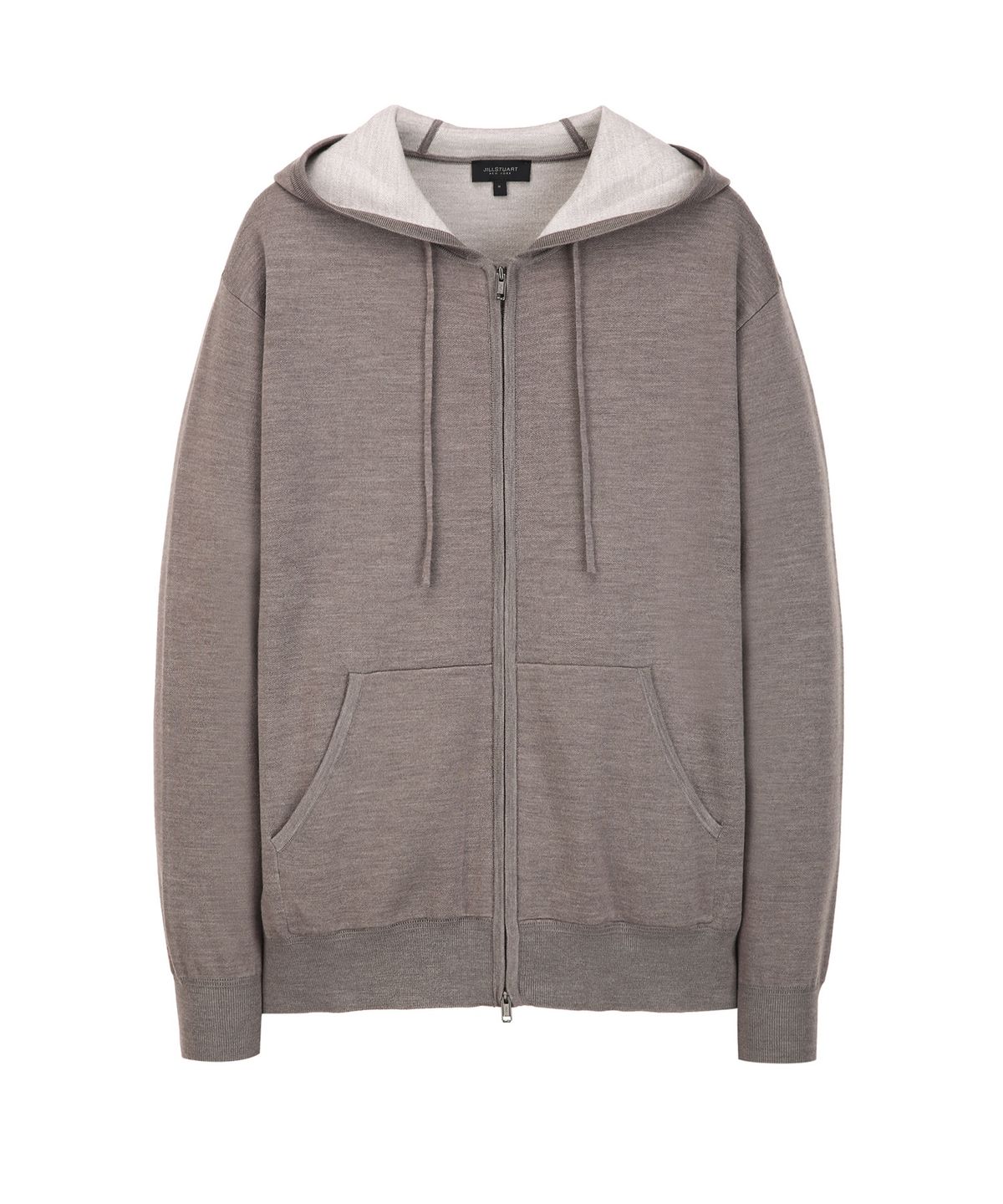 질스튜어트뉴욕 맨(JILLSTUART NEWYORK MEN) 셋업 니트 후디집업 - 다크브라운 (JNSW6D183W3)