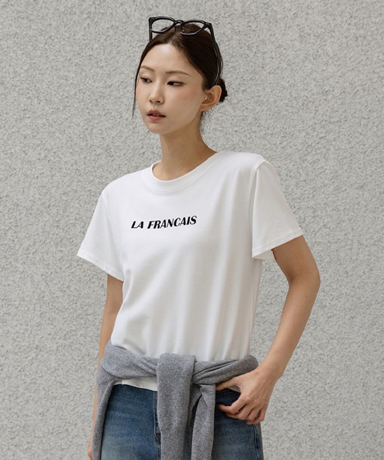 [2PACK] 라 프렌치 후로킹 나염 피치기모 티셔츠_F6F699TS