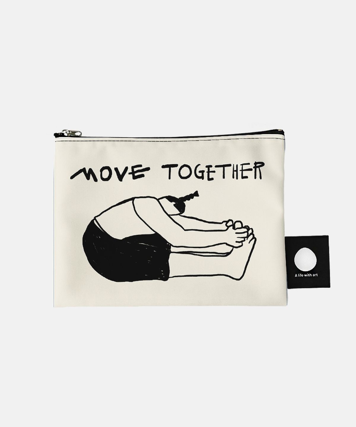 뚜누(TOUNOU) 하연 작가, MOVE TOGETHER 파우치