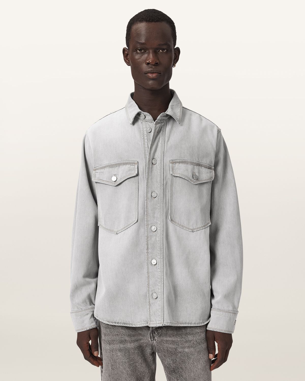 올세인츠(ALLSAINTS) 알빈 데님 셔츠 M067SF-755