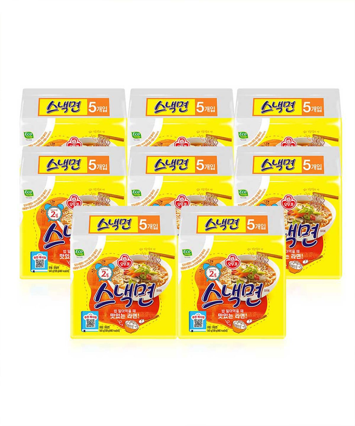 오뚜기(OTOKI) 스낵면 40개입 (5개입번들 x 8개)