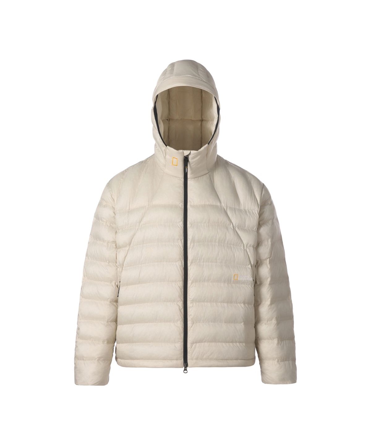내셔널지오그래픽(NATIONALGEOGRAPHIC) 모션라이트 후드 패딩 점퍼 SILVER BIRCH N263UPD930