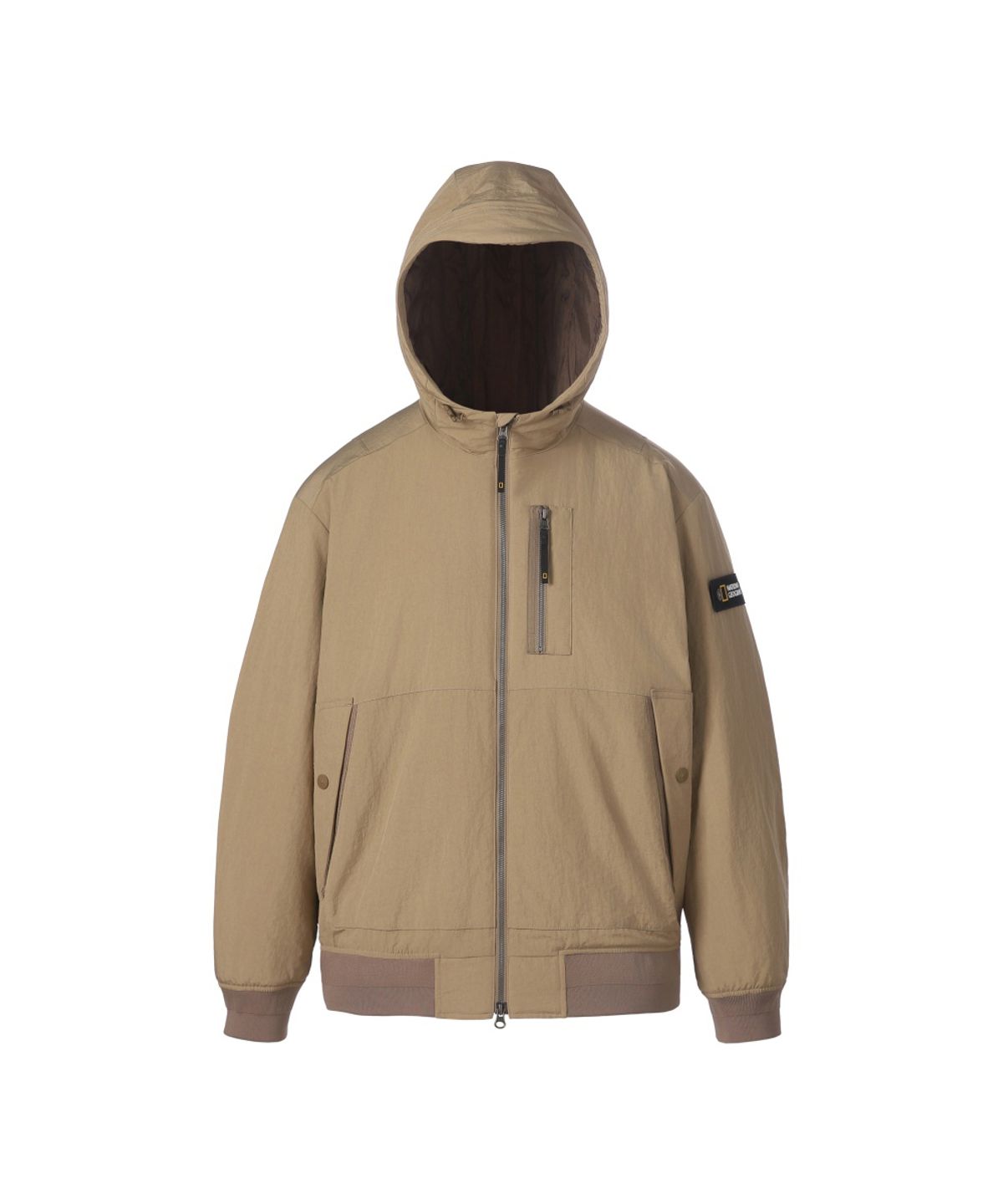 내셔널지오그래픽(NATIONALGEOGRAPHIC) 유틸리티 아웃포켓 인퀼팅 패딩점퍼 NEW BEIGE N263UPD020