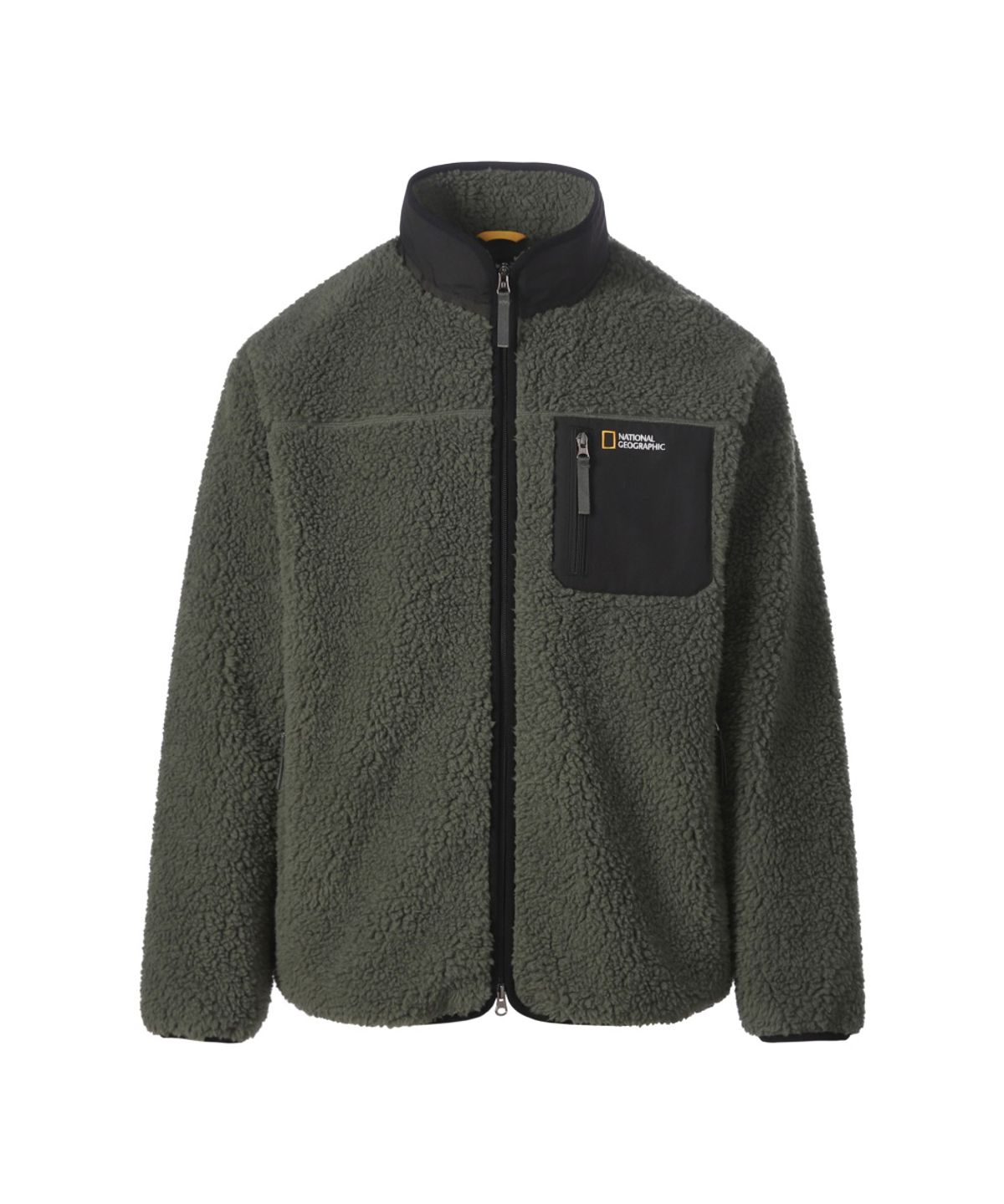 내셔널지오그래픽(NATIONALGEOGRAPHIC) 베일 쉐르파 스탠드넥 자켓 OLIVE GREEN N264UFJ853