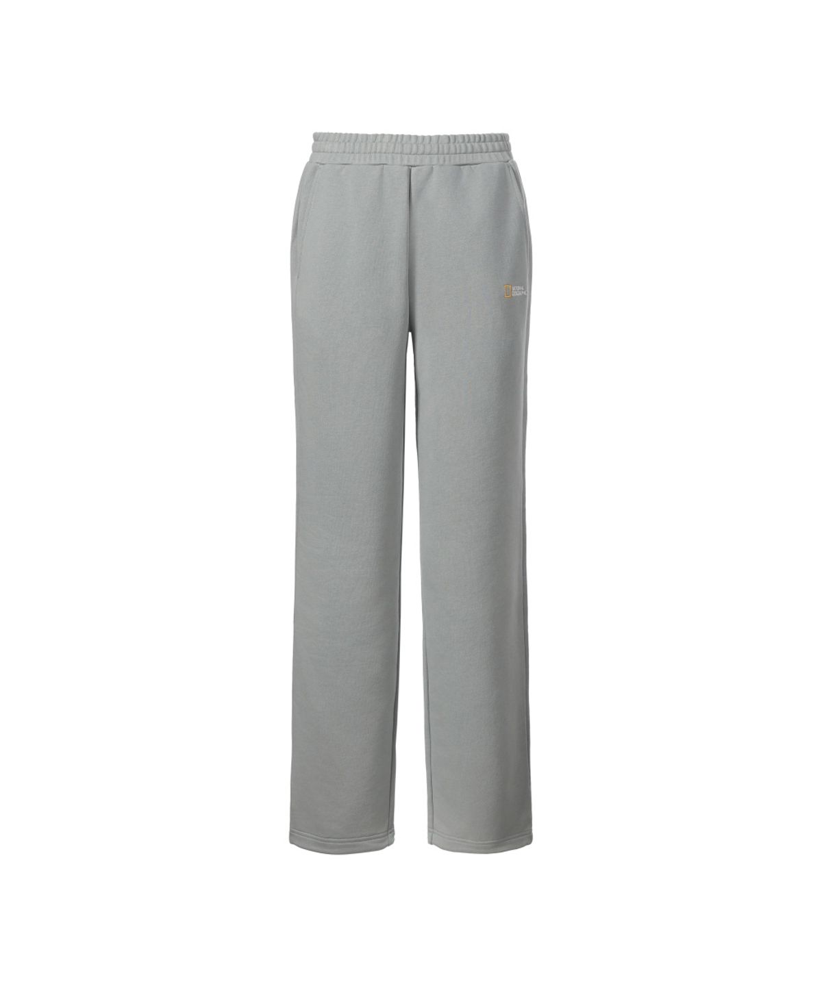 내셔널지오그래픽(NATIONALGEOGRAPHIC) 여성 베이직핏 스트레이트 스웻팬츠 SAGE GREEN N263WPT910