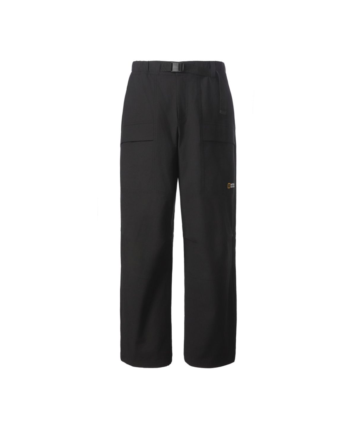 내셔널지오그래픽(NATIONALGEOGRAPHIC) 6 포켓 와이드핏 커브드 팬츠 BLACK N263MPT030
