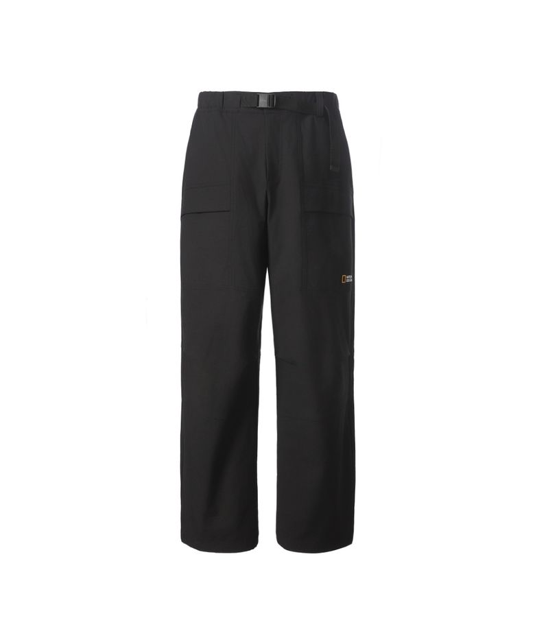 6 포켓 와이드핏 커브드 팬츠 BLACK N263MPT030