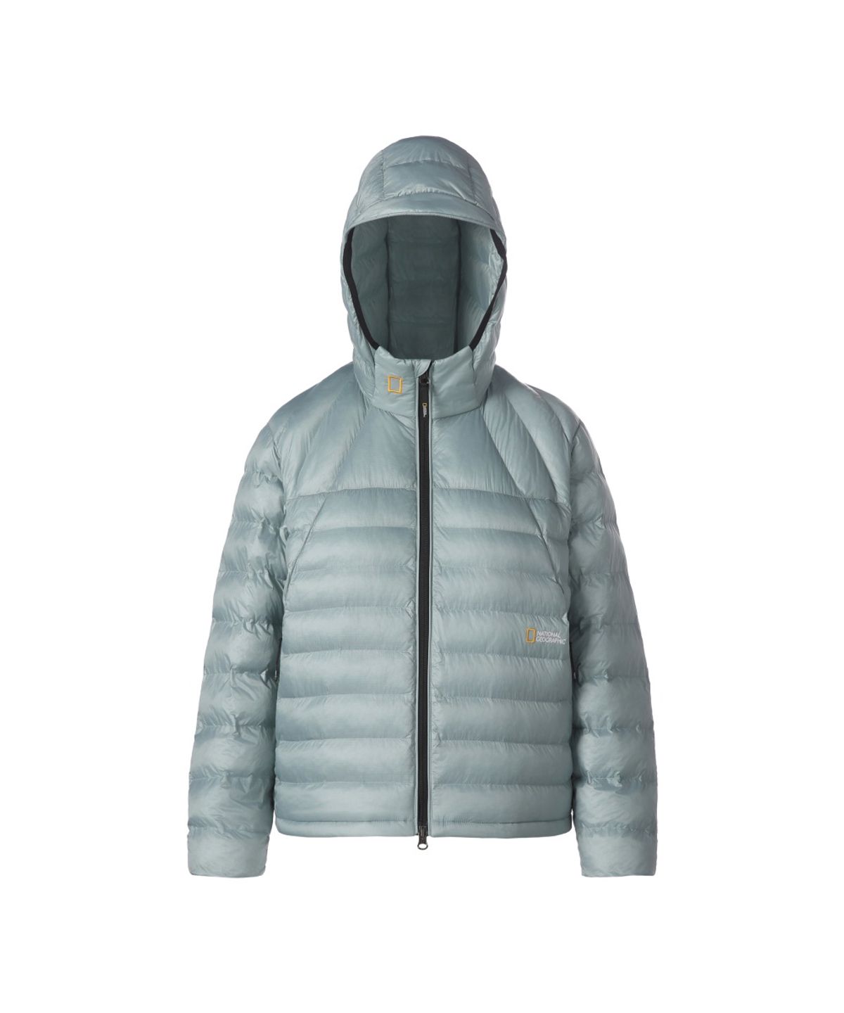 내셔널지오그래픽(NATIONALGEOGRAPHIC) 여성 모션라이트 후드 패딩 점퍼 SAGE GREEN N263WPD030
