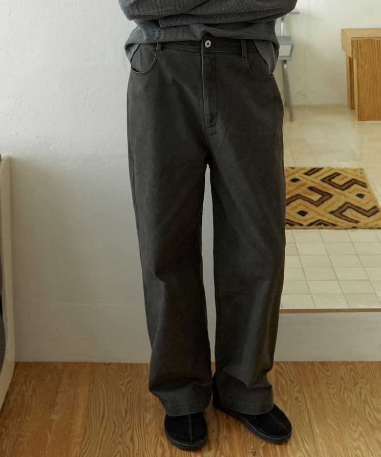 Doze washed pants (vintage charcoal)
