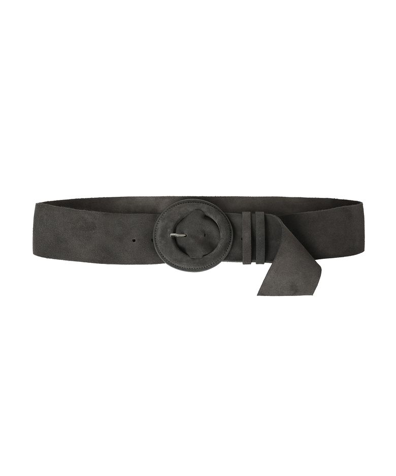 COW SUEDE BELT MOCHA