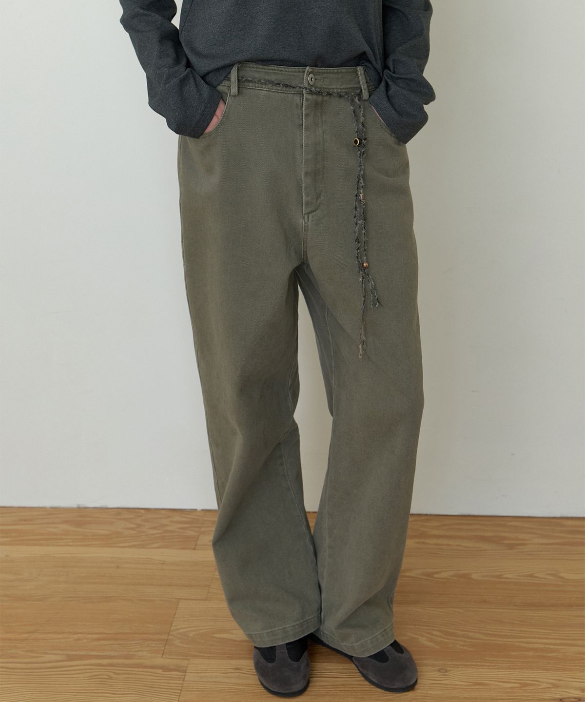 더미튼(THEMITTEN) Doze washed pants (vintage khaki)