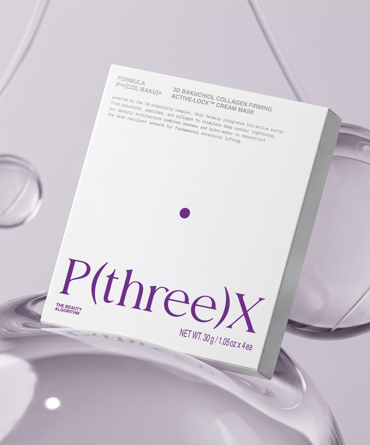피쓰리엑스(PTHREEX) 3D 바쿠치올 콜라겐 퍼밍 액티브-락 크림 마스크
