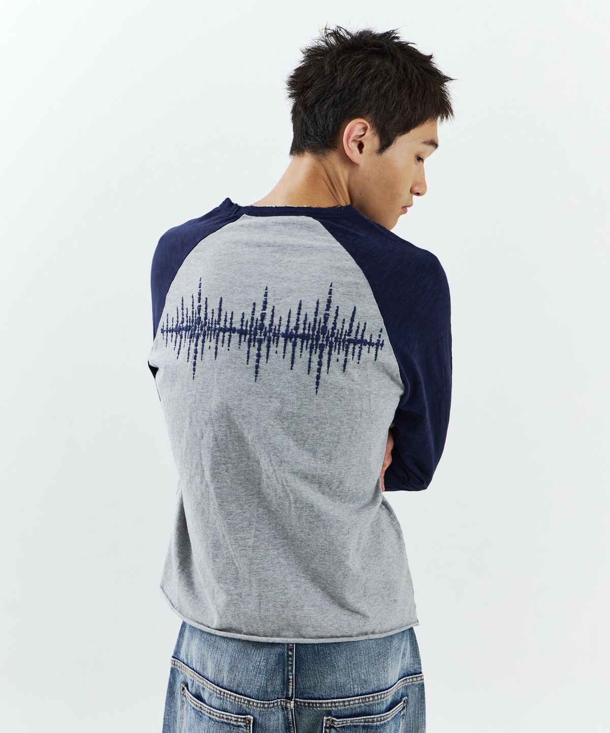 9999아카이브(9999ARCHIVE) Echo Slub Raglan Long Sleeve