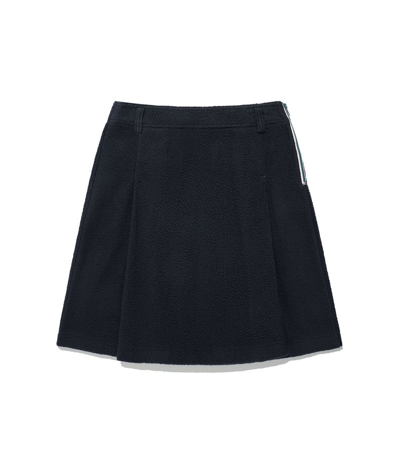 FFATS FLEECE PLEATED SKIRT_NAVY(NG2GFUPA94A)