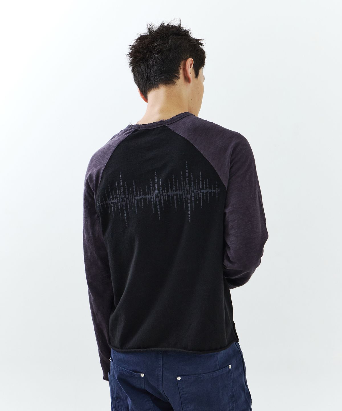 9999아카이브(9999ARCHIVE) Echo Slub Raglan Long Sleeve