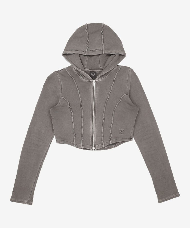 3D Cutting Hood Zip-up - 2COL M