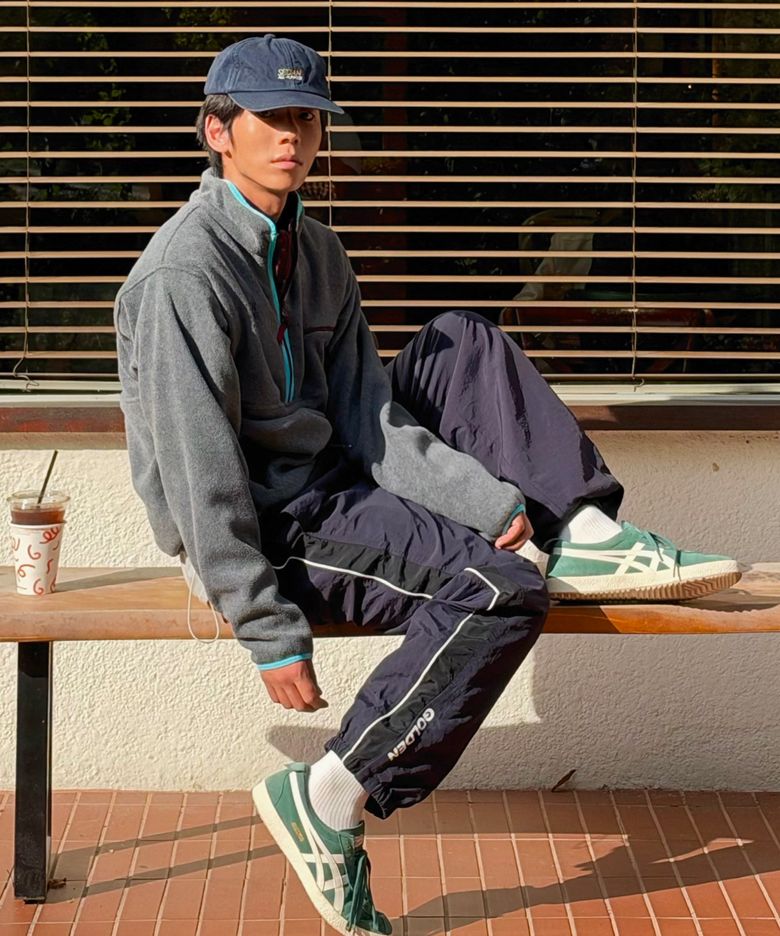 WARM UP PANTS_DNavy/Blackbun