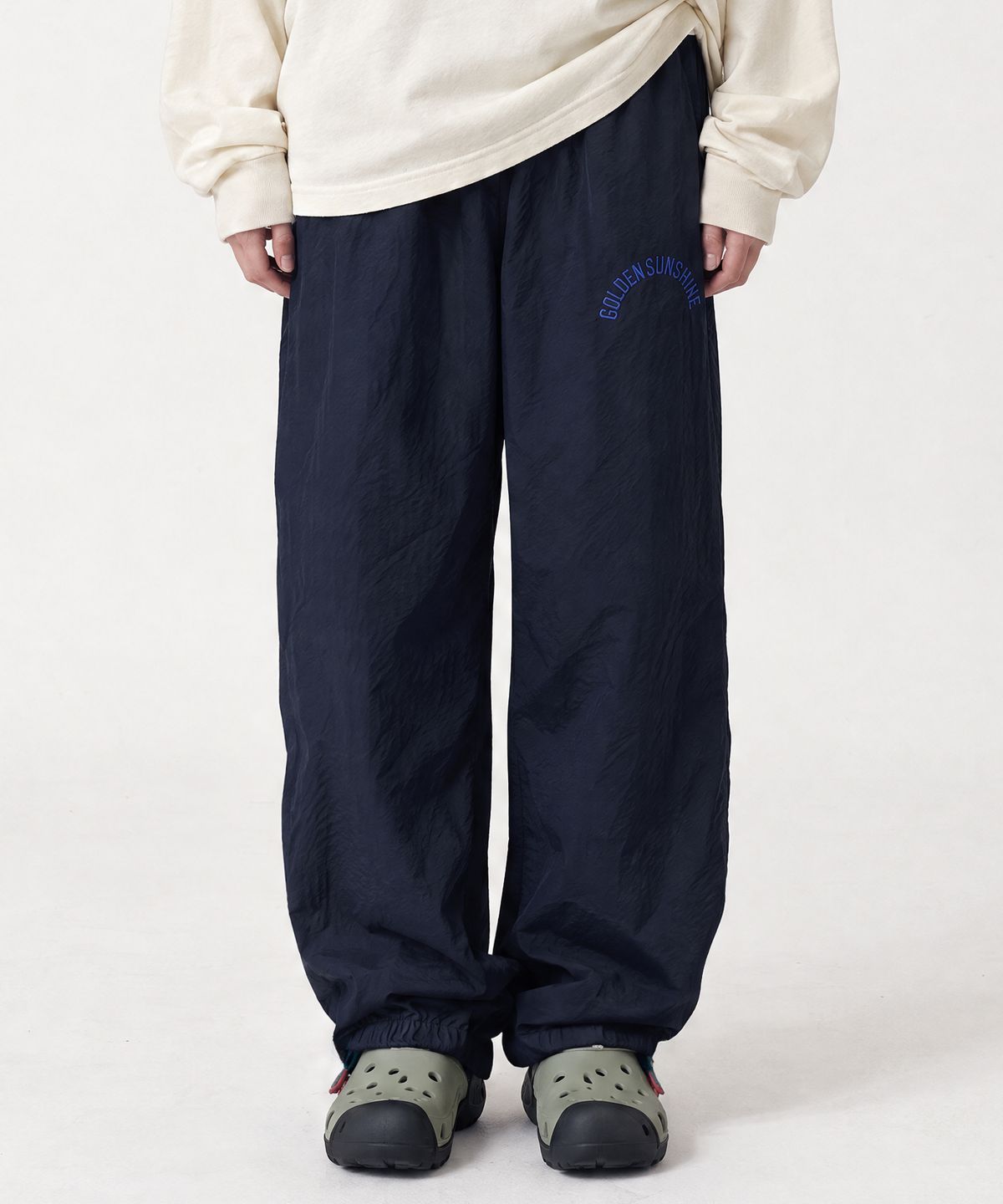 골든선샤인(GOLDEN SUNSHINE) COLOR TRACK PANTS_BlackNight