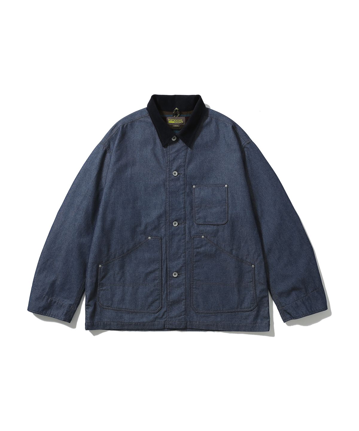휴머러스 어카운트(HUMOROUS ACCOUNT) BAKER WORK JACKET / INDIGO