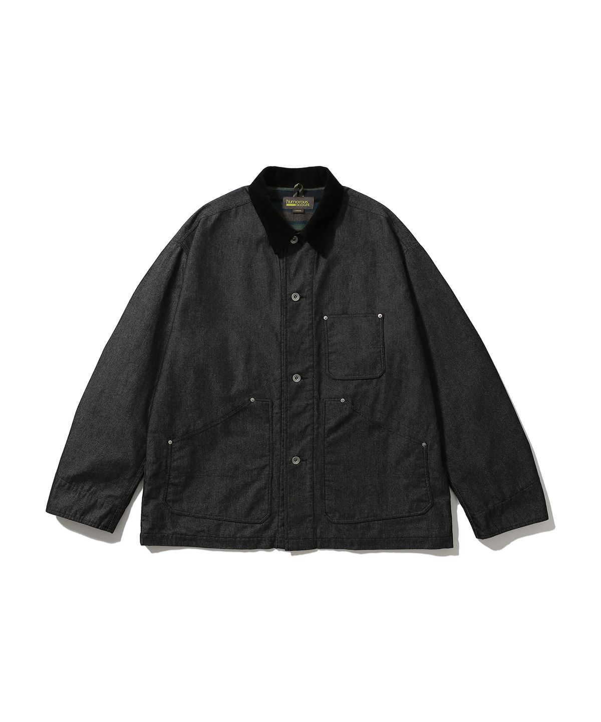 휴머러스 어카운트(HUMOROUS ACCOUNT) BAKER WORK JACKET / BLACK