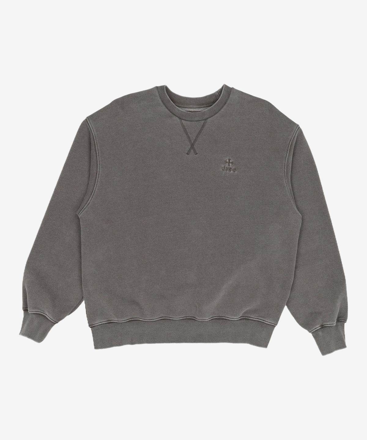 에이카(AECA) EVERYDAY AECA CLOVER SWEAT SHIRTS-WASHED CHARCOAL M