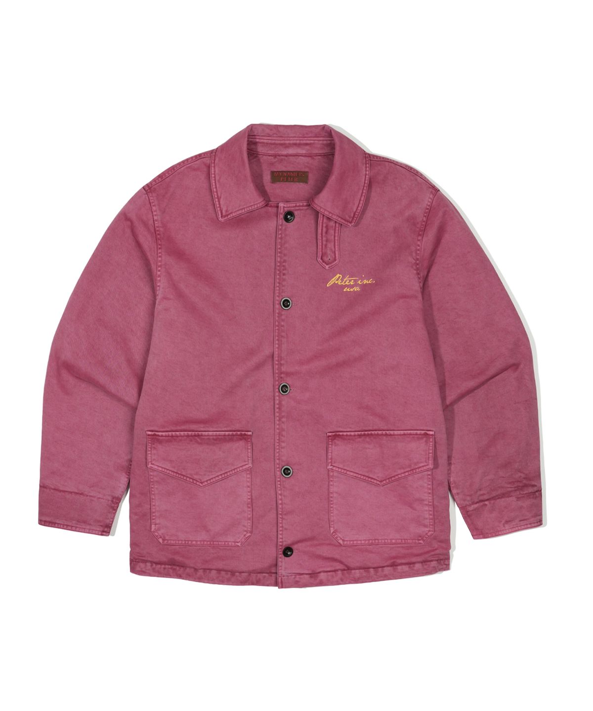 마이네임이즈피터(MYNAMEISPETER) PETER FRENCH WORK JACKET - WASHED RED