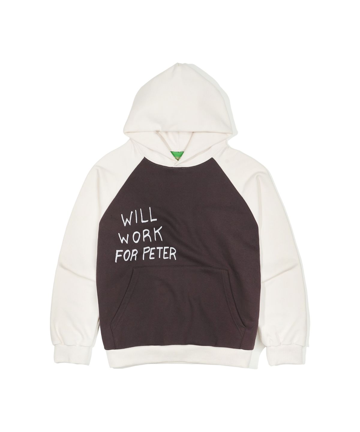 마이네임이즈피터(MYNAMEISPETER) WILL WORK FOR PETER HOODIE - BROWN