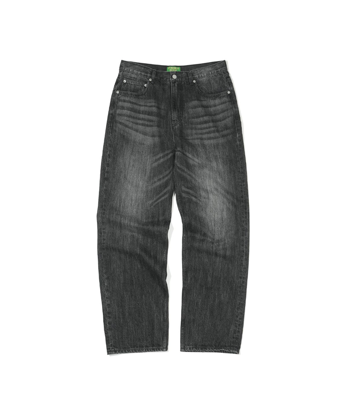 마이네임이즈피터(MYNAMEISPETER) PETER WASHED DENIM PANTS - BLACK