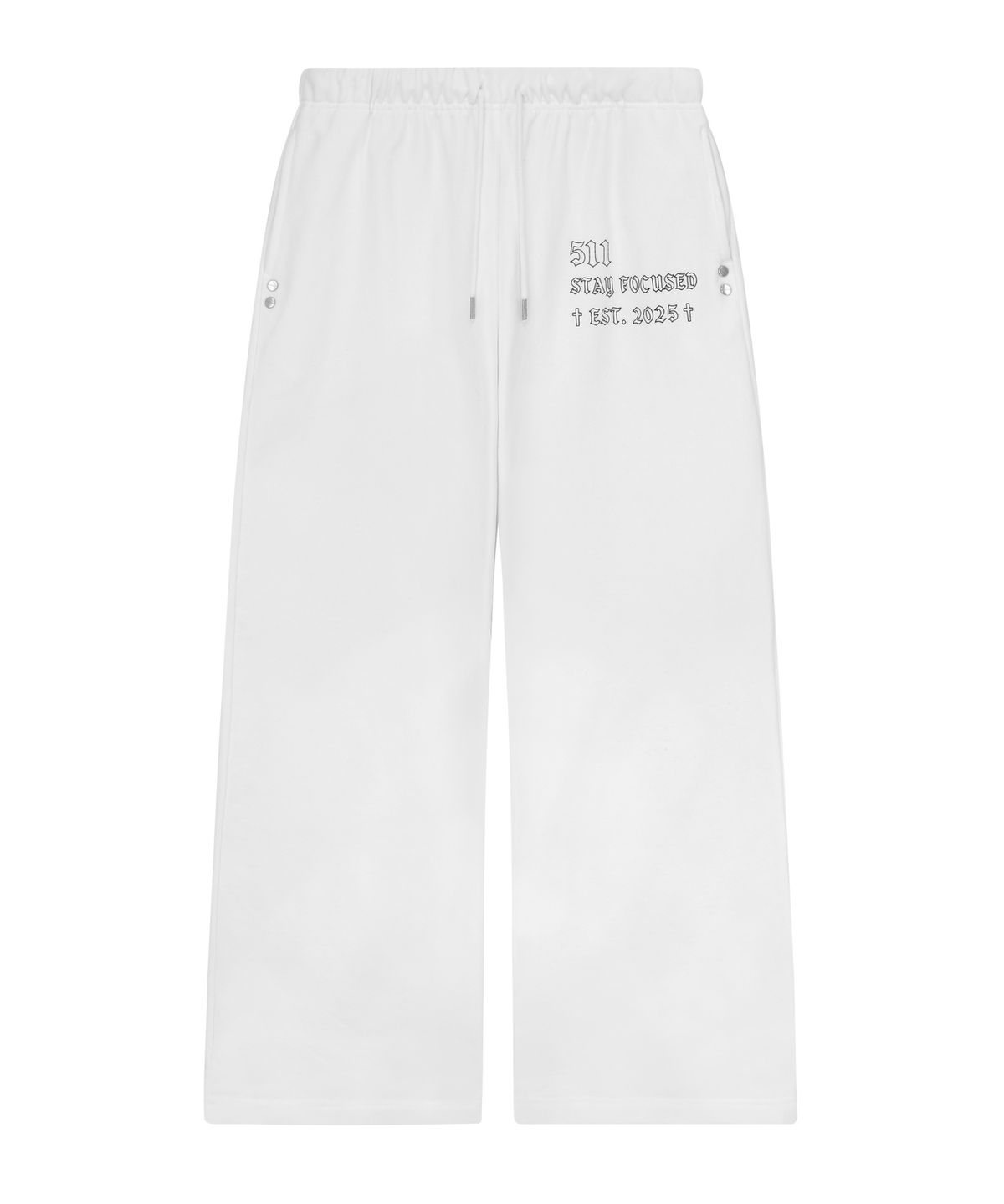 511비전(511VISION) 511 RIVET SWEAT PANTS, WHITE