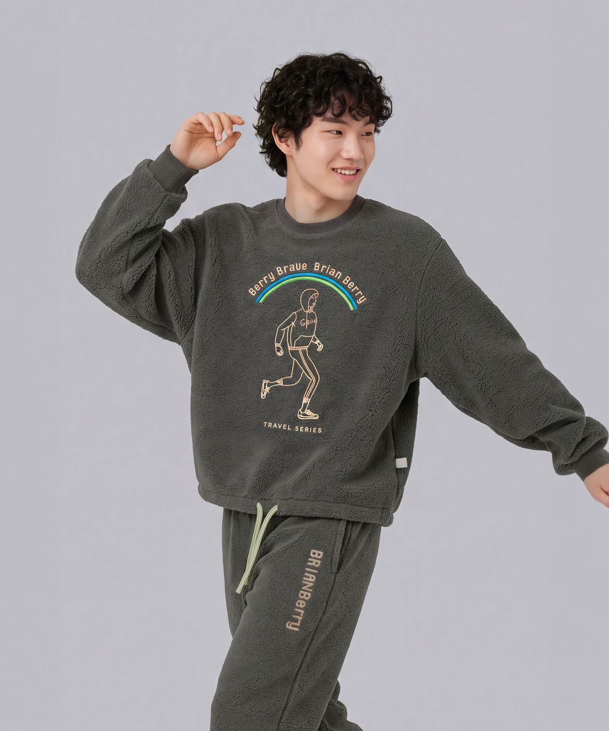브라이언베리(BRIAN BERRY) BERRYMAN SIGNATURE BOLD SET-UP TEE_FUTURE GREY