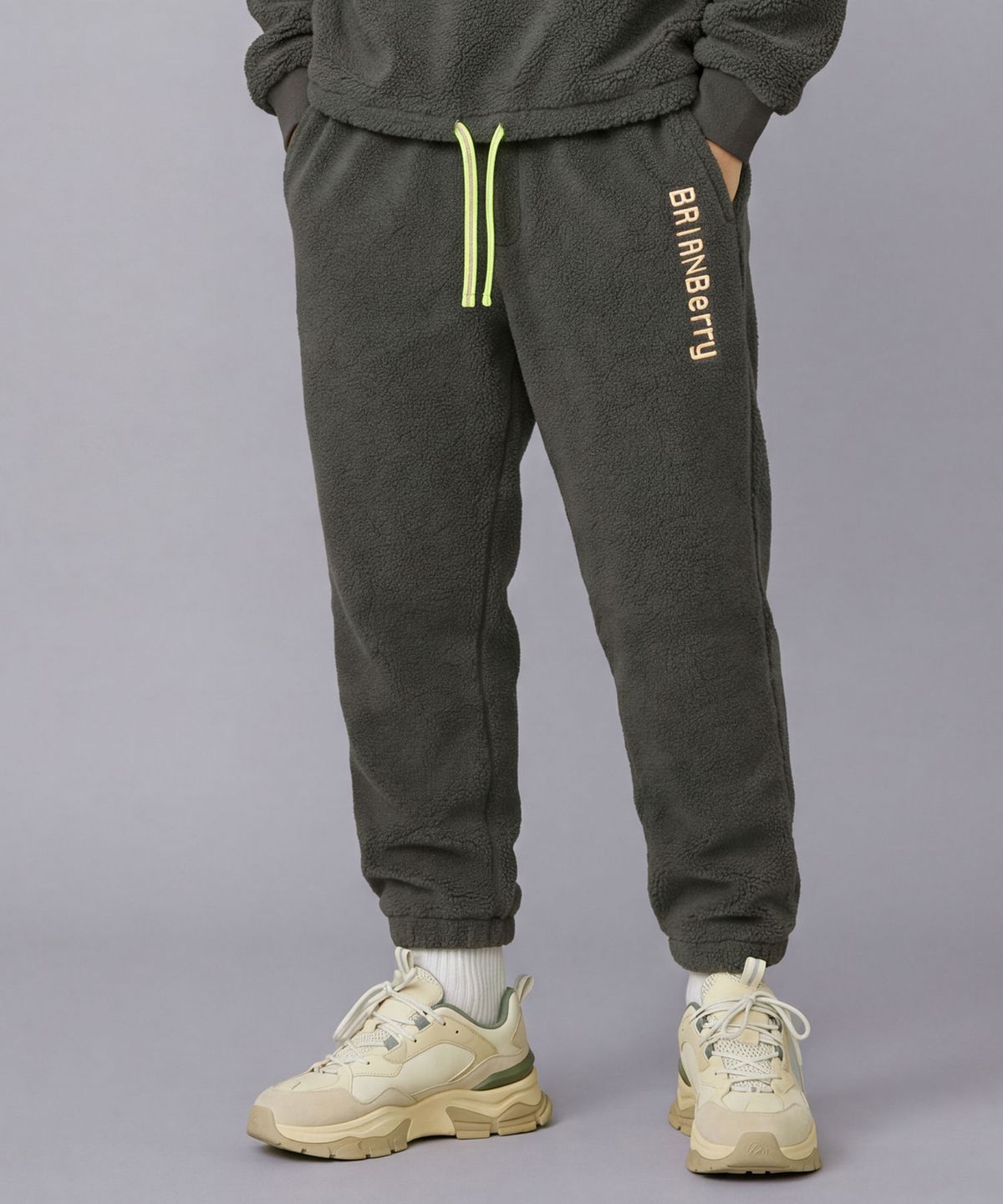 브라이언베리(BRIAN BERRY) BERRYMAN SIGNATURE BOLD SET-UP PANTS_FUTURE GREY