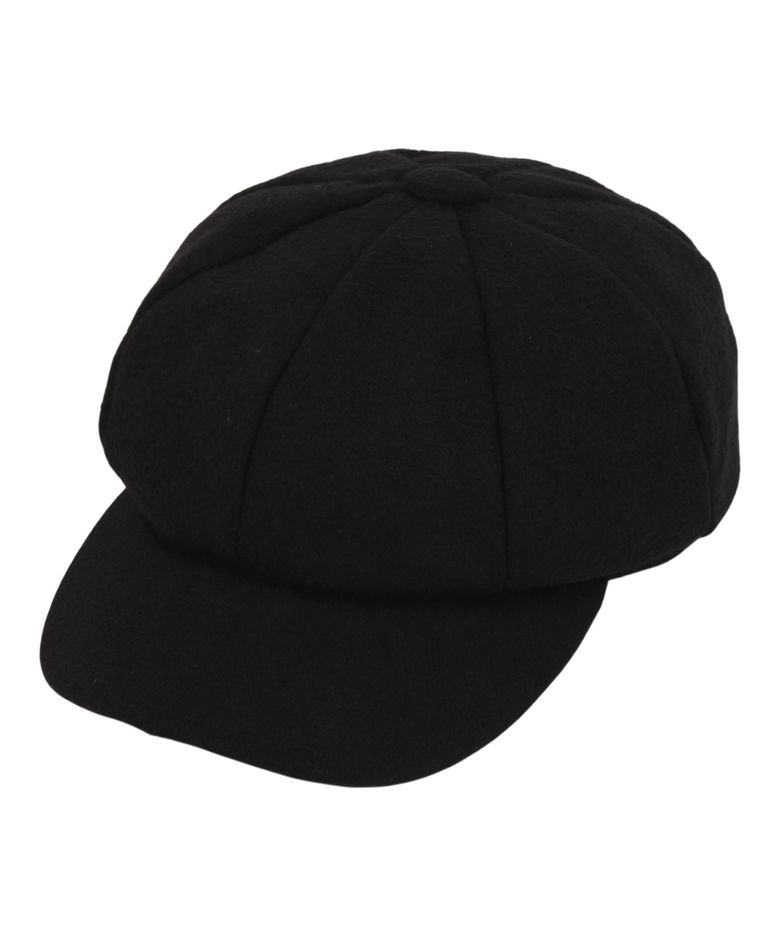 Hard Wool Black Newsboy Cap 뉴스보이캡